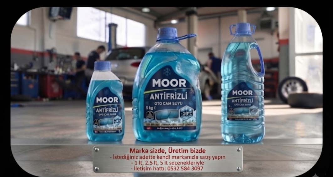 MOOR ANTİFRİZli CAM SUYU