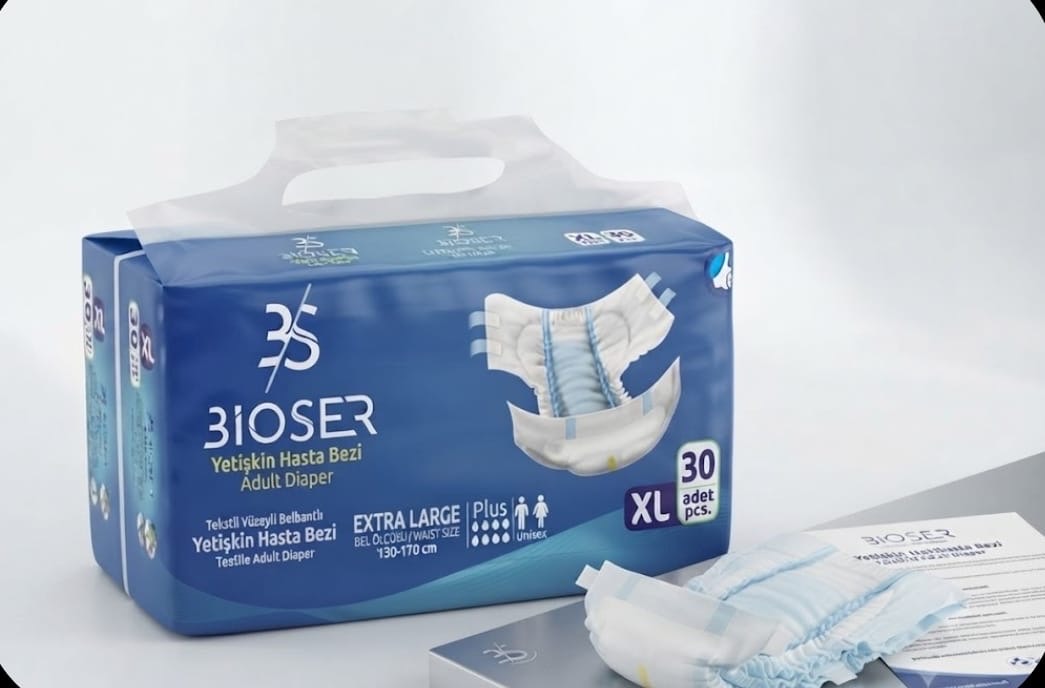 BİOSER Yetişkin Hasta Bezi Extra Large Plus XL 30 Adet